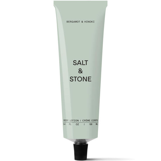 Picture of Salt & Stone Body Lotion for Women & Men| Scented Daily Body Lotion | Hydrates, Nourishes & Softens Skin | Restores Dry Skin | Fast-Absorbing | Cruelty-Free & Vegan (100 ml) (Bergamot & Hinoki)
