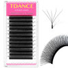 Picture of TDANCE W Eyelash Extensions 5D Premade Fans W Lashes 0.07 C/D Curl Matte Black W Shaped Volume Fans (W-5D-0.07-C-8-15mm)