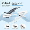 Picture of KevKev Lash Bond and Seal Waterproof Bond and Seal Lash Glue for Lash Clusters Mascara Wand Cluster Lash Glue Eyelash Bond and Seal Strong Hold for 72 Hours Avoid Stickiness (5ml+5ml)