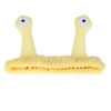 Picture of Face Wash Headband, Palm and Snail Spa Hair Bands Makeup Headbands Women Cartoon Cute Coral Fleece Elastic Headband Creative Hair Accessories for Washing Face Shower Sports Beauty Skincare (Yellow)