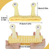 Picture of Face Wash Headband, Palm and Snail Spa Hair Bands Makeup Headbands Women Cartoon Cute Coral Fleece Elastic Headband Creative Hair Accessories for Washing Face Shower Sports Beauty Skincare (Yellow)