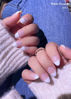 Picture of AutyaMee Semi Cured Gel Nail Strips French -20 PCS White Tip Clear Base Gel Nail Stickers | UV Light Required | Gel Nail Wraps, Salon Quality & Easy to Use (A White French Tip)