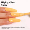 Picture of Imtiti Yellow Gel Nail Polish, 0.5 Fl Oz Bright Yellow Gel Polish Soak Off LED UV Nail Gel Polish Spring Summer Gel Nail Polish DIY Nail Art Starter Manicure Salon Gel Nail Kit
