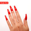 Picture of Imtiti Red Gel Nail Polish, 0.5 Fl Oz Bright Red Gel Polish Soak Off LED UV Nail Gel Polish Spring Summer Gel Nail Polish DIY Nail Art Starter Manicure Salon Gel Nail Kit