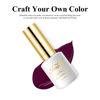 Picture of Imtiti Gel Nail Polish, 0.5 Fl Oz Wine Purple Gel Polish Soak Off LED U V Nail Gel Polish Spring Summer Gel Nail Polish DIY Nail Art Starter Manicure Salon Gel Nail Kit for Women Girls