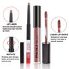 Picture of evpct 2Pcs Nude Pink Matte Lip Liner and Lipstick Pencil Makeup Set DNM Brown Liquid Lipstick Lip gloss Stain Set Long Lasting Waterproof labiales mate 24 horas originales matte larga duracion 24 29#