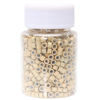 Picture of NIACONN 1000pcs Microlink Beads 4mm Silicone Lined Hair Tinsel Beads Micro Link Rings for Hair Extension - blonde
