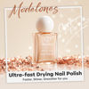 Picture of modelones Bronze Brown Nail Polish, Metallic Brown Glitter 15 ml Quick Dry Nail Lacquer Strengthener Long Last Shine Fingernail Toe Nail Art DIY Home Travel Manicure Gift for Women Girls 0.5 Fl Oz