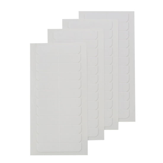 Picture of Full Shine Replacement Tape for Hair Extensions Hair Tape for Extensions Tape in Double Sided Tape White 0.8cm*4cm 48pcs