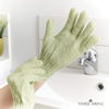 Picture of Temple Spring Exfoliating Glove, Carbonized Rayon Bamboo Exfoliating Body Scrubber, Loofah Exfoliating Washcloth, Shower Scrubber, Body Exfoliator Scrub, Loofa Shower Gloves Bath Sponge - Sage Green