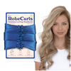 Picture of RobeCurls Heatless Hair Curler Set - Satin Curling Headband for Natural, No-Heat Curls - Sleep in Overnight Styling Tool with 2 Scrunchies for Women - Easy and Gentle on Hair (Cobalt)
