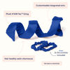 Picture of RobeCurls Heatless Hair Curler Set - Satin Curling Headband for Natural, No-Heat Curls - Sleep in Overnight Styling Tool with 2 Scrunchies for Women - Easy and Gentle on Hair (Cobalt)