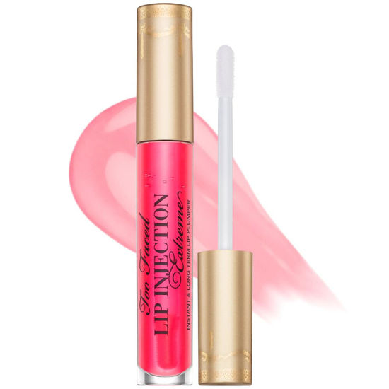 Picture of Too Faced Lip Injection Extreme Lip Plumper | Long Lasting Lip Plumping Serum, 0.14 Fl Oz, Pink Punch