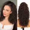 Picture of ORSUNCER Ponytail Extension 18" Curly Pony Tail Clip in Claw Ponytail Fluffy Natural Looking Synthetic Hairpiece for Women