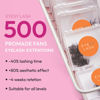 Picture of Eyesy Lash 500 Promade Fans - 14D 0.03 Size 15mm Curl C - Premade Lash Fans for Eyelash Extensions Fluffy Mega Volume Lashes Handmade Promades Eyelash Fans Loose Pre Made Fans Lash Extensions
