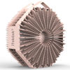 Picture of iTokGoK® Silver-Infused 2-in-1 Silicone Body Scrubber, Double-Sided Design Body Brush Silicone Scrubber Exfoliating Brushes for Sensitive Skin for Showering for Women Silicone Loofah- Sand Pink