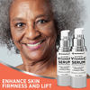 Picture of Super Vitamin C Serum for Women Over 70: Niacinamide, Vitamin C, Hyaluronic Acid, Peptides, Vitamin E, Caffeine, Bakuchiol, Hydrating, Lifting, Wrinkle & Age Spots Reduction Pack of 2