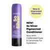 Picture of Matrix So Silver Purple Conditioner | Removes Brassy Yellow Undertones | Color Depositing & Toning | Pigmented Conditioner For Blondes and Greys | For Color Treated Hair | Salon Conditioner | Vegan