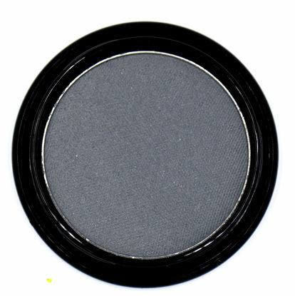 Picture of Pure Ziva Navy Blue Grey Gray Silver Matte Opaque Vegan Pressed Powder Single Eyeshadow; Talc, Paraben & Cruelty Free