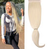 Picture of Blonde Braiding Hair Pre sectioned Pre stretched Kanekalon Braiding Hair Prestretched Colored Hair Extensinos for Braiding Ez Braid Hypoallergenic Knotless Kids