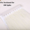 Picture of Blonde Braiding Hair Pre sectioned Pre stretched Kanekalon Braiding Hair Prestretched Colored Hair Extensinos for Braiding Ez Braid Hypoallergenic Knotless Kids