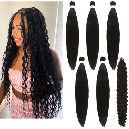 Picture of Leticia Black Braiding Hair for Boho Braids Curly Boho Braiding Hair Boho Hair for Braiding Braids