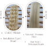 Picture of Leticia Blonde Braiding Hair for Boho Braids Curly Boho Braiding Hair Boho Hair for Braiding Braids