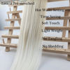 Picture of Leticia Blonde White Braiding Hair Prestretched Human Hair Kanekalon Braiding Hair