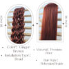Picture of Ginger Brown Braiding Hair for Boho Braids Curly Boho Braiding Hair Boho Hair for Braiding Braids