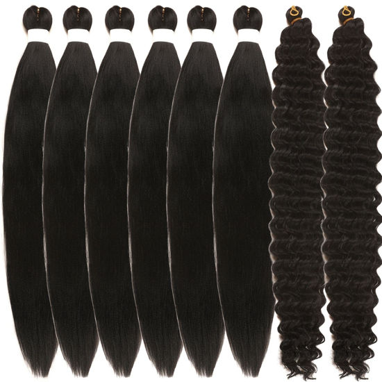 Picture of Leticia Black Braiding Hair for Boho Braids Curly Boho Braiding Hair Boho Hair for Braiding Braids