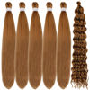 Picture of Leticia Honey Blonde Braiding Hair for Boho Braids Curly Boho Braiding Hair Boho Hair for Braiding Braids