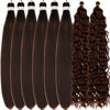 Picture of Brown Braiding Hair for Boho Braids Curly Boho Braiding Hair Boho Hair for Braiding Braids