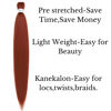Picture of Leticia Ginger Braiding Hair Pre stretched 350 Kanekalon Prestretched Braiding Colored Braiding Hair Extensions 30 inch