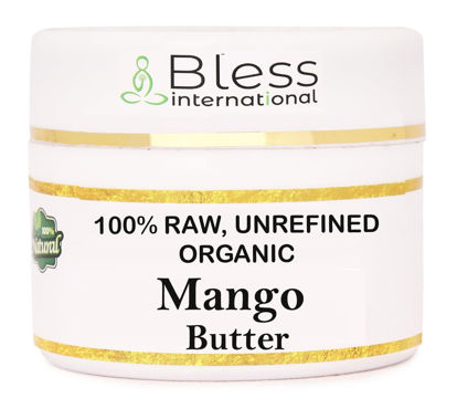Picture of Organic Raw Mango Butter 100% Pure,Natural & Unrefined| Skin Moisturizer For Face, Body & Hair| 4 OZ/115 GM Ivory/White Grade A | DIY Creams, Balms, Lotions, Soaps| Softens Dry & Tough Skin