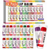 Picture of AZEN 24 Pack Lip Balm Stocking, Natural Lip Balm Bulk, Moisturizing Lip Balm for Dry Lips