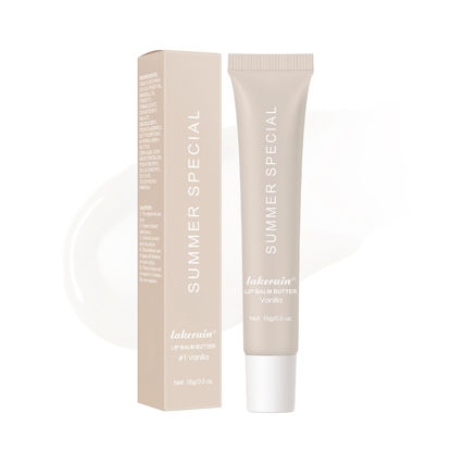 Picture of Summer Special Lip Butter Balm - Ultra-Hydrating, Nourishing Lip Care with Natural Ingredients, Shea Butter & Olive Butter, Soothes & Softens Dry Lips (#1 Vanilla, 0.5 Fl Oz (Pack of 1))