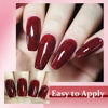 Picture of Major Dijit Quick Dry Nail Polish Rose Red Summer Nail Lacquer for Nail Art Regular Nail Polish 0.41 fl oz.