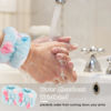 Picture of WHAVEL 6PCS Spa Headband and Wristband Set, Face Wash Headband Makeup Skincare Headband Wrist Bands for Washing Face