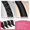 Picture of WENNALIFE Tape in Hair Extensions Human Hair Dark Brown Tape in Extensions, 10pcs 30g 22 inch Remy Invisible Tape Ins Straight Colored Soft Real Human Hair Tape in Extensions Refill Set Extensions