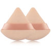 Picture of 2 Pcs EVAOUXIU Triangle Powder Puff for Face Powder, Soft Plush Setting Powder Puff, Velour Cosmetic Foundation Blender Sponge Beauty Makeup Tools (Nude)