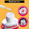 Picture of Teenitor Best Nail Glue for Press Ons, 10 Pack Brush On Nail Glue Strong for Acrylic Nails with Nail File, Fake Nail Glue Pink Nail Glue