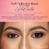 Picture of Lilly Lashes Self Adhesive Eyelashes (Half Lashes), No Lash Glue Needed, Body Heat Activated Press on Lashes, Reusable Self Adhesive Eyelashes Up to 5x, Easy to Apply & Remove (WildChild)