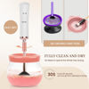 Picture of RICRIS Electric Makeup Brush Cleaner Machine - Ultra Fast USB Make Up Brush Washer and Dryer - Automatic Cosmetic Brush Cleanser Tool Clean and Dry in Seconds for Beauty Women, Girls