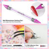 Picture of Canvalite 28000PCS Resin Jelly Rhinestones for Crafting,Red Flatback Gems, Bedazzling Crystal with 5Pcs 2.5g B7000 Jewelry Glue and Tweezers and Dotting pen for DIY Crafts Clothing Shoes Nail Art