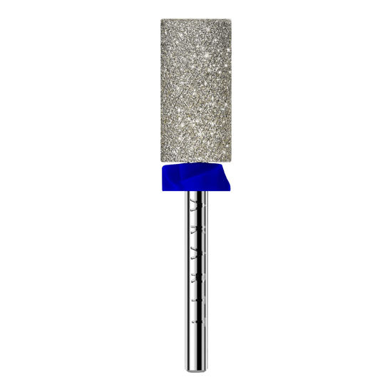 Picture of Makartt Nail Drill Bits, Large Barrel Carbide Diamond Sanding Bit for Nail Prep Shaping, Upgrade Nail Drill Tips with Cross Teeth and Dust-Proof Ring for Manicure Salon Cuticle Remove, M #150 Grit