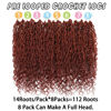 Picture of Col Bling Ginger Goddess Locs Crochet Hair 14 Inch 8 Packs Faux Locs Crochet Hair for Women Pre Looped River Locs Crochet Hair with Curly Ends (14 Inch 8 Packs, #350)