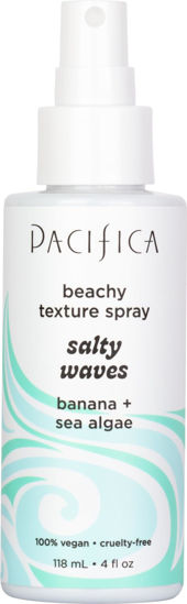 Picture of Pacifica Sea Salt Spray for Hair - Salty Waves Hair Texturizing Spray w/Kelp & Sea Algae Extract - Surf Spray for Beach Hair - Coconut - Volume & Texture Vegan & Cruelty-Free Dermatologist Tested
