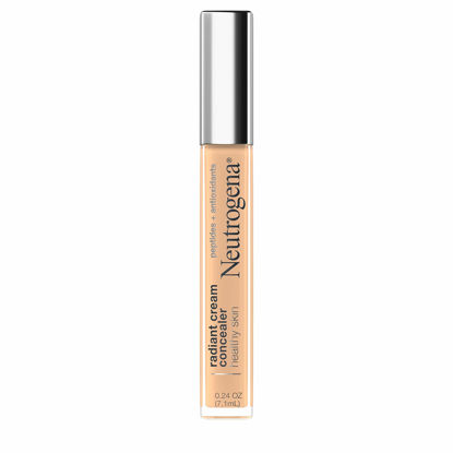 Picture of Neutrogena Healthy Skin Radiant Brightening Cream Concealer with Peptides & Vitamin E Antioxidant,Lightweight Perfecting Concealer Cream,Non-Comedogenic,Sugar Light 03 with warm undertones,0.24 oz