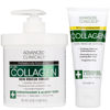 Picture of Advanced Clinicals Collagen Body Butter Moisturizer Lotion & Face Cream | Dry Skin Rescue Collagen Lotion | Skin Tightening Cream & Firming Lotion | Body Skin Care Products, 16Oz + 2Oz Travel Size