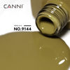 Picture of CANNI Olive Green Gel Nail Polish, 1Pcs Pastel Lime Sage Light Green Gel Polish Bringt Mint Green Color Nail Polish Gel High Gloss Soak Off U V Gel Nail French Nail Manicure Salon DIY